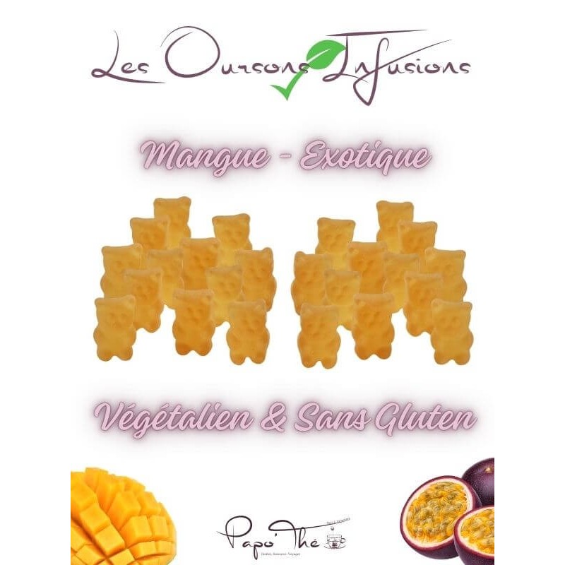 bonbon à infuser mangue exotique VEGETALIEN