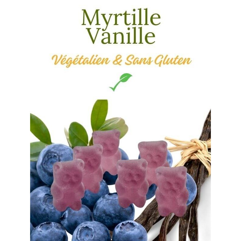 ourson infusion myrtille vanille VEGETALIEN