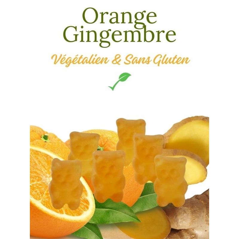 ourson infusion Orange Gingembre VEGETALIEN