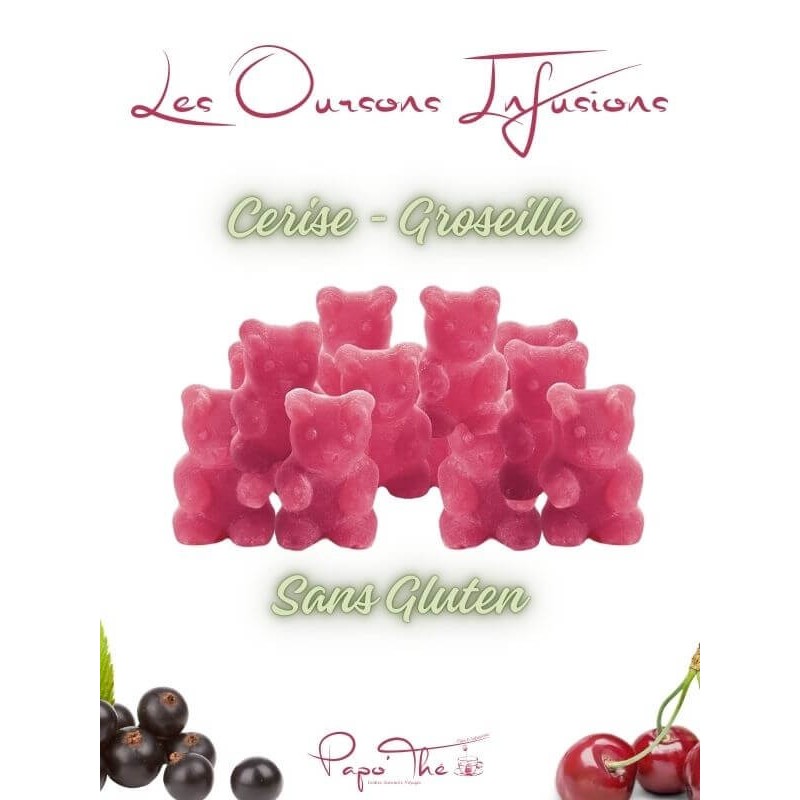 ourson infusion cerise groseille