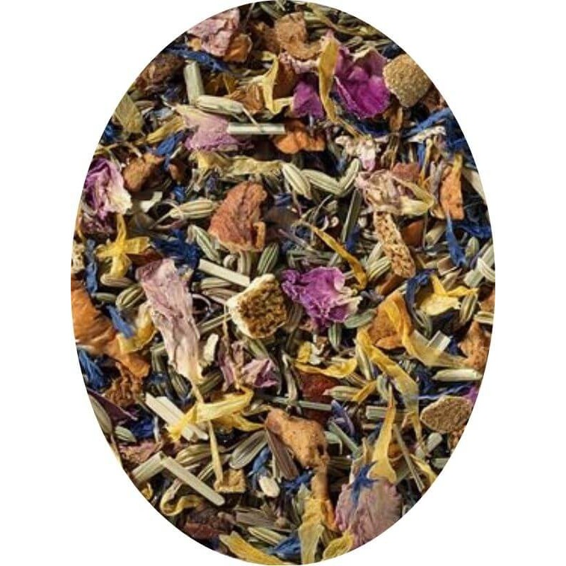 Tisane Colorée Fenouil Orange Citronnelle Rose