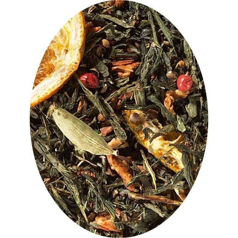 Thé Vert Sencha Biscuits d’Orange