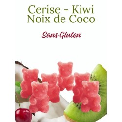 bonbon à infuser Cerise Kiwi Noix de Coco