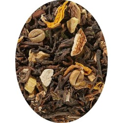 Thé Noir Pu-Erh Limette Menthe