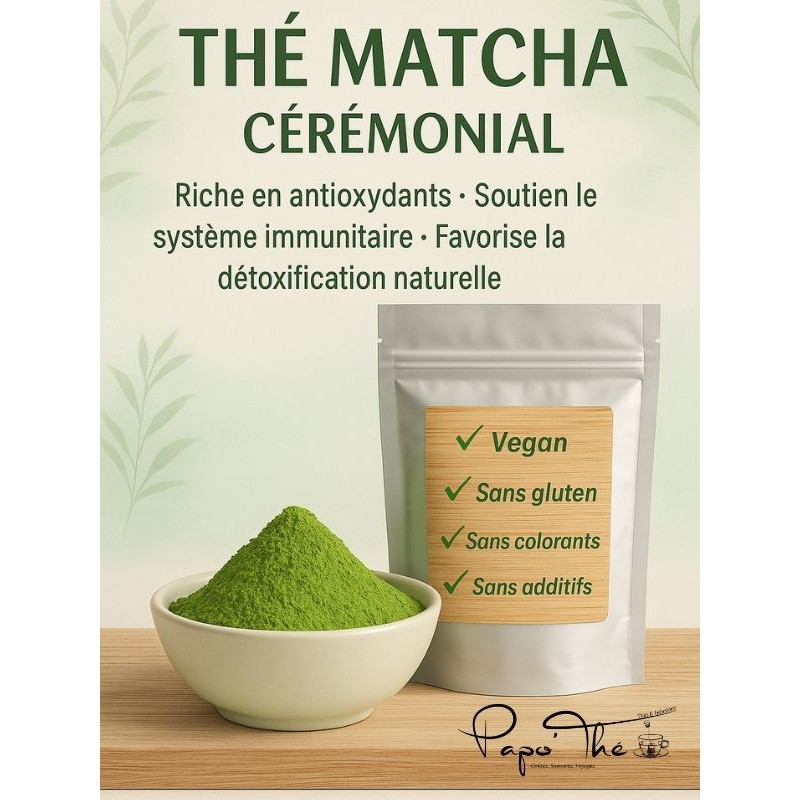 🍵 Thé Matcha Cérémonial – Japon
