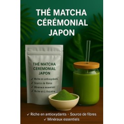 🍵 Thé Matcha Cérémonial – Japon