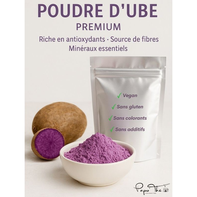 💜 Poudre d’Ube Premium 100 % Naturelle