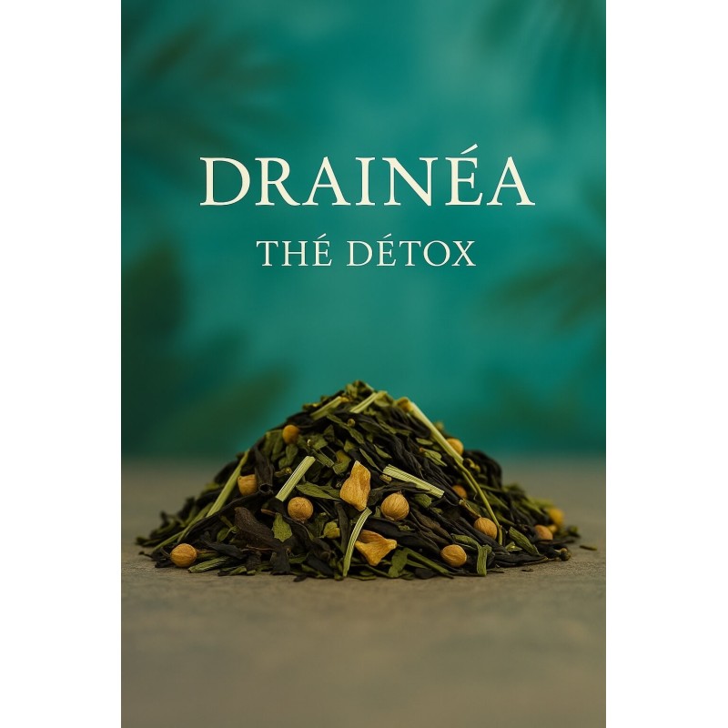Drainéa Thé Détox Minceur – Thé Pu Erh & plantes