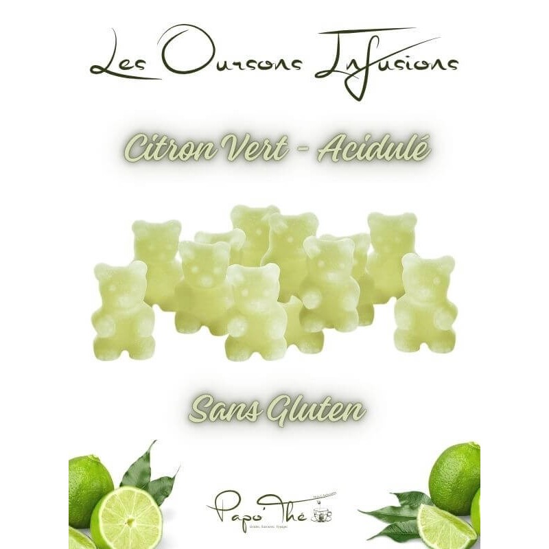 Bonbon à infuser Citron Vert Acidulé