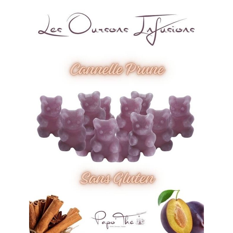bonbon à infuser cannelle prune