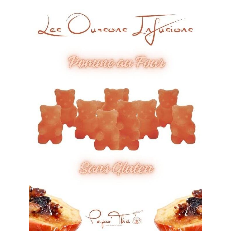 bonbon à infuser pomme au four