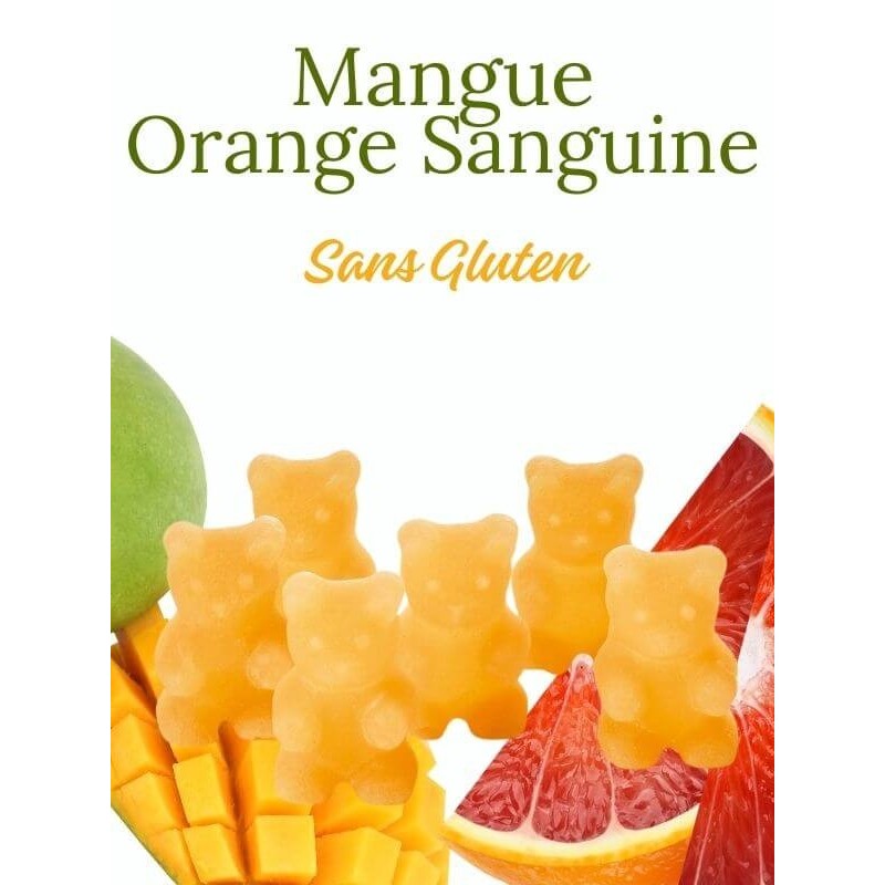 bonbon à infuser Mangue Orange Sanguine