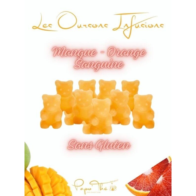 ourson infusion Mangue Orange Sanguine